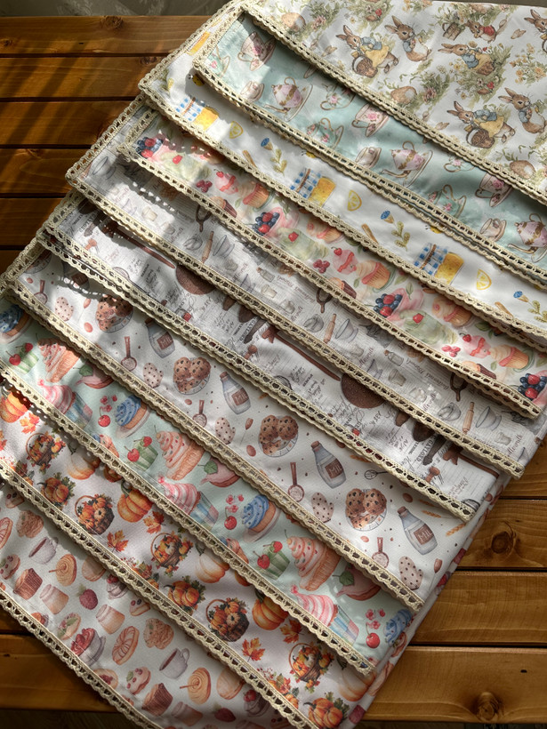 سفره های فانتزی پارچه ای ضدلک ابعاد ۱۰۰ در ۷۰ در صورت لکه شدن با سفید کننده لکه رو از بین ببرید رنگ پارچه ثابته