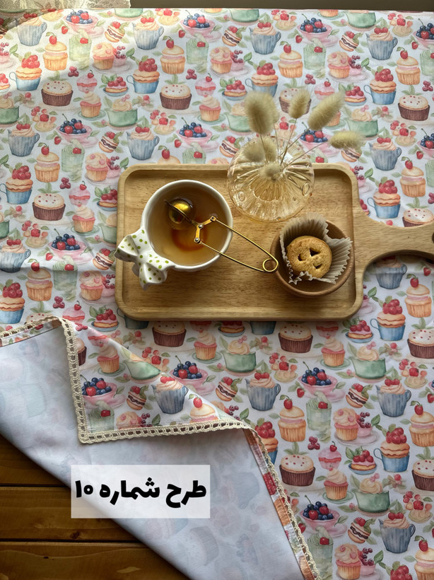 طرح شماره ۱۰ (کاپ کیک زمینه سفید)