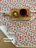 سفره های فانتزی پارچه ای ضدلک ابعاد ۱۰۰ در ۷۰ در صورت لکه شدن با سفید کننده لکه رو از بین ببرید رنگ پارچه ثابته